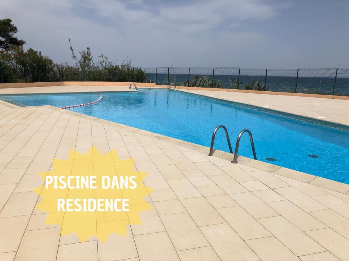 Studio bord de mer - Plage - Piscine - Wifi Santa-Lucia-di-Moriani Exterior foto